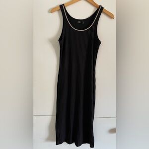 River Island black cotton dress